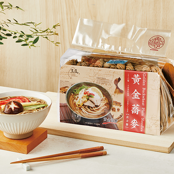 海莉家【玉民】黃金蕎麥麵 (黃金麵/QQ麵/波浪麵/長壽細麵) 蕎麥冷麵-細節圖2