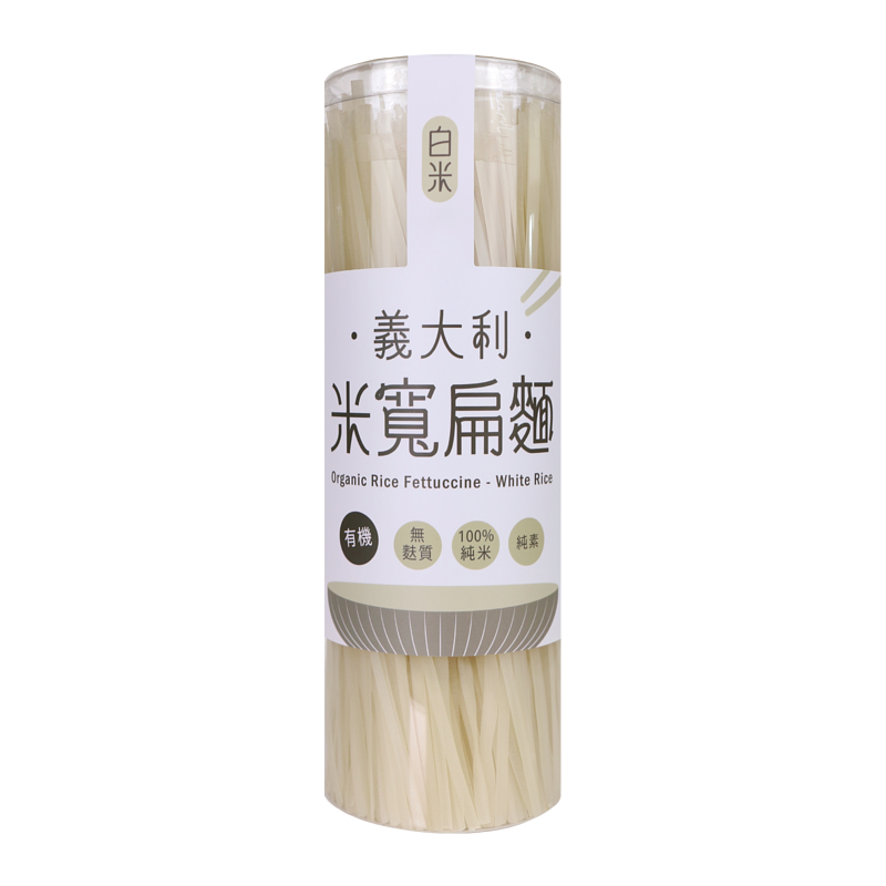 銀川 有機純米麵條（白米/糙米/黑米/蕎麥）有機義大利米寬扁麵-規格圖9