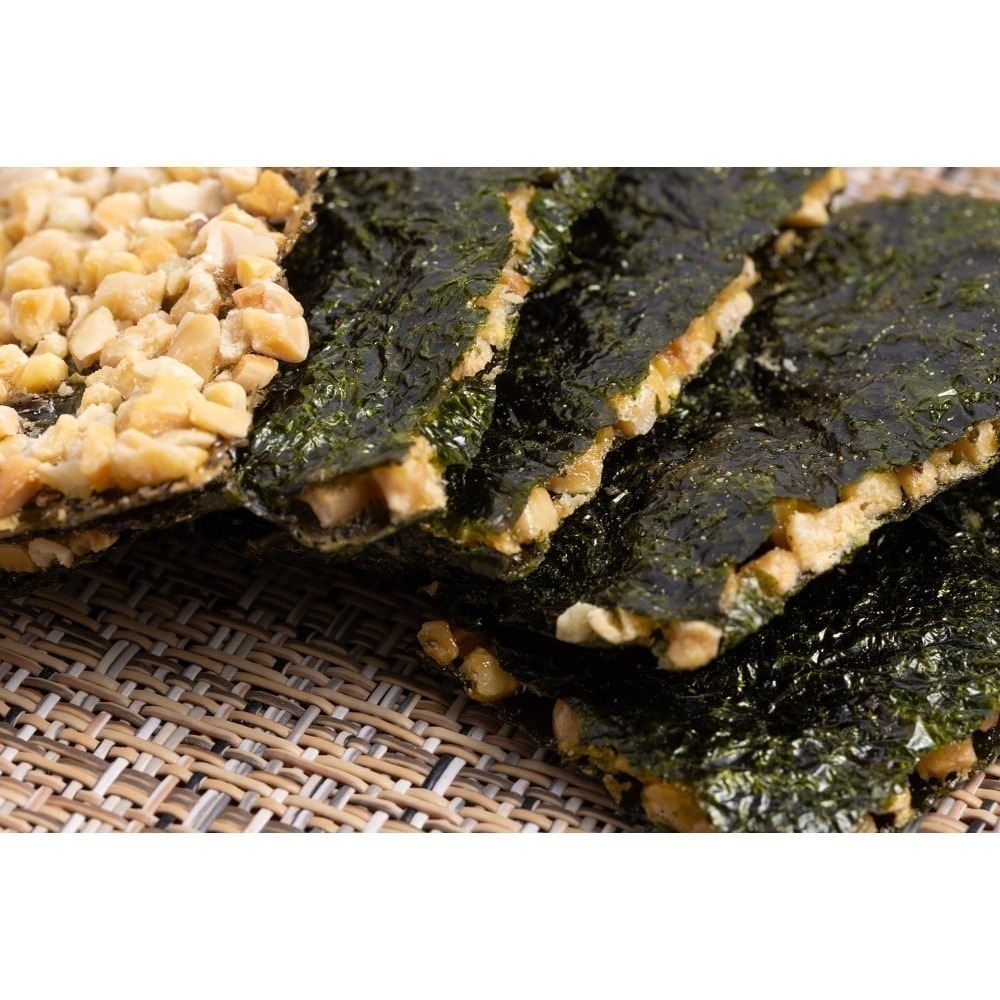 海莉家【美味田】杏福海苔脆片 海苔脆片 休閒零食 海苔-細節圖2