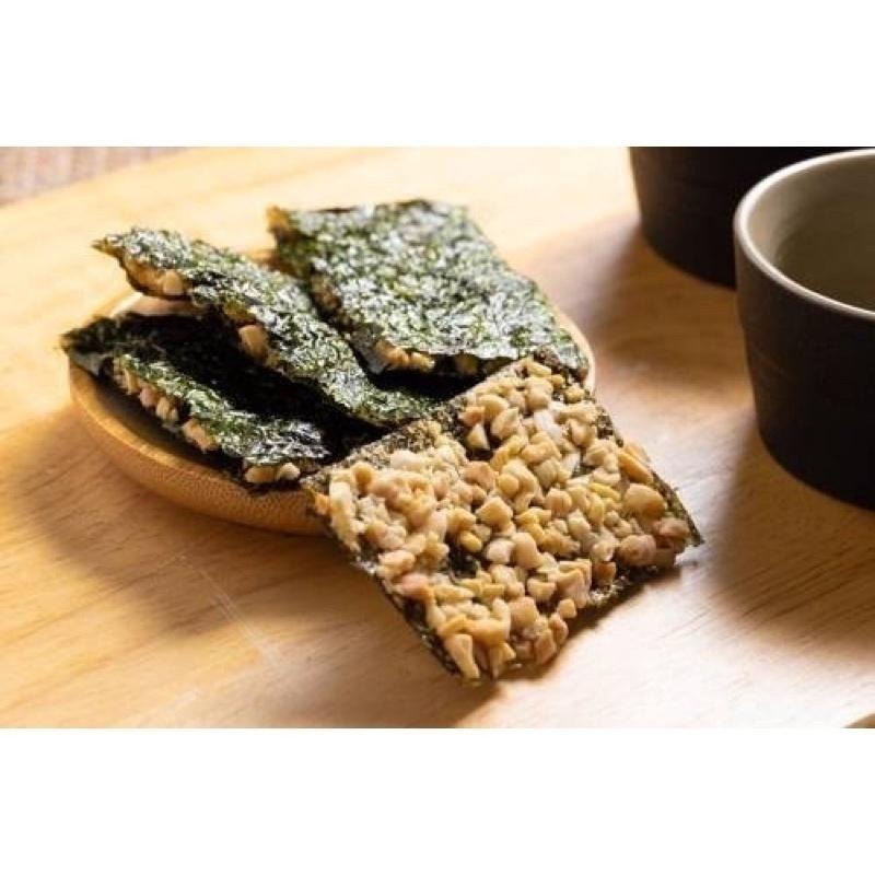 海莉家【美味田】杏福海苔脆片 海苔脆片 休閒零食 海苔-細節圖3