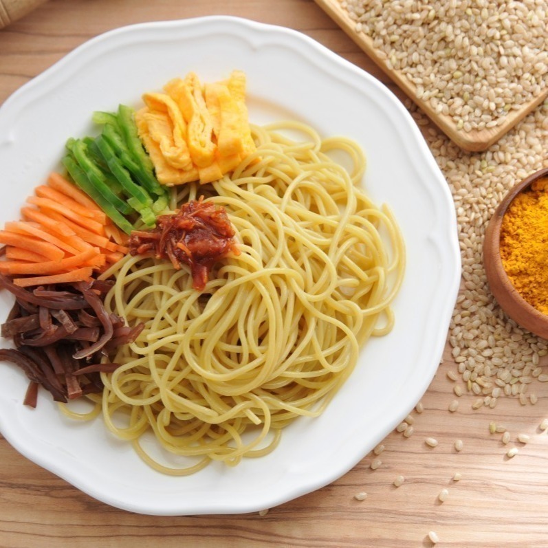 海莉家【源順】無麩質有機糙米麵條 (蕎麥/薑黃/羽衣甘藍) 玉米麵條 麵條 糙米麵條 米麵條-細節圖5