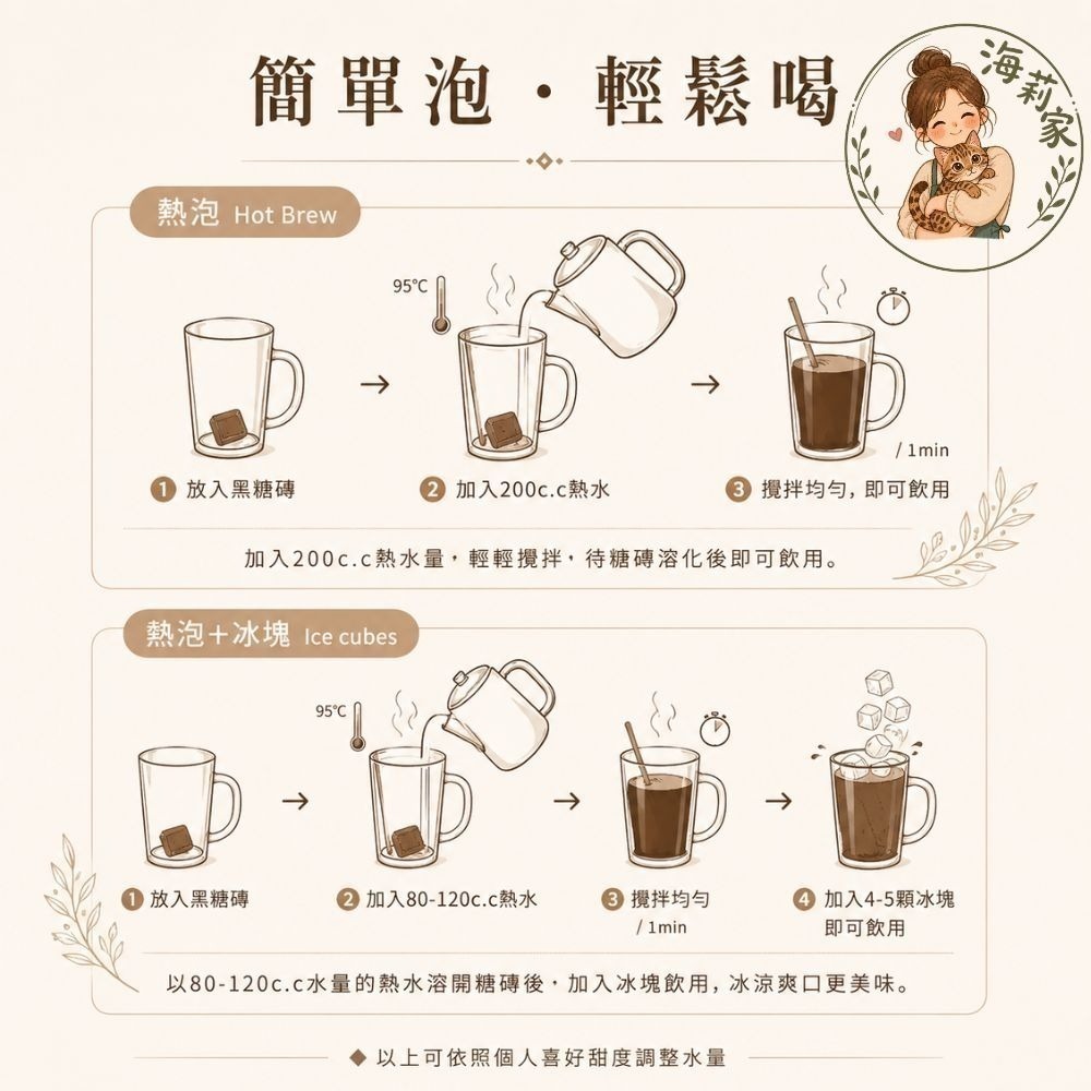 黑糖磚 冰糖磚 蜜思朵 桂圓紅棗茶 黑糖薑母茶 黑糖薑茶 銀耳露 桂花茶 菊花茶 冬瓜茶 金萱烏龍 果茶磚 沖泡-細節圖5
