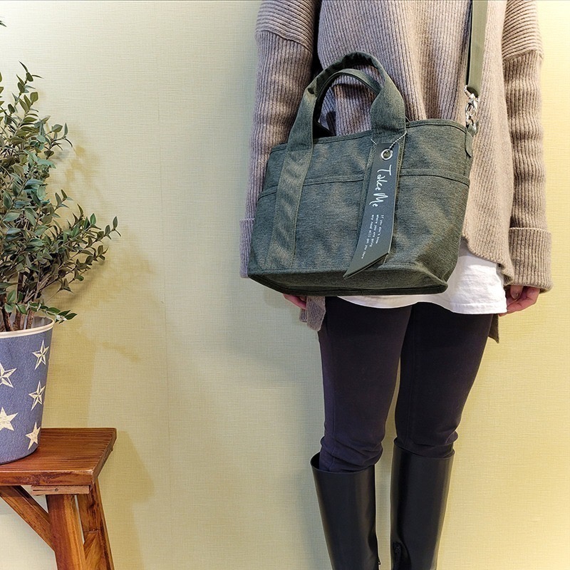 【海莉家】日本 Take Me 托特包（可手提/肩背/側背包/輕量/防潑水）-細節圖2