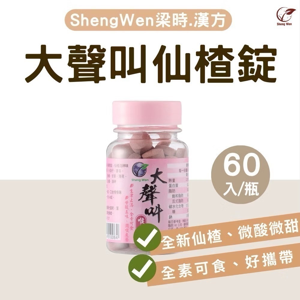 大聲叫喉爽錠｜潤喉糖｜羅漢果喉糖｜爽喉錠｜開聲不卡｜唱歌必備｜草本潤喉｜梁時｜台灣製-規格圖6