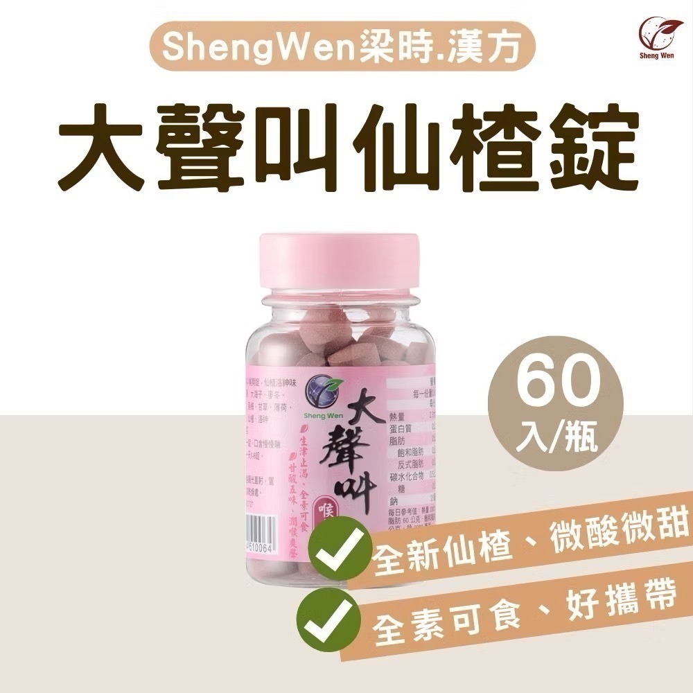 大聲叫喉爽錠｜潤喉糖｜羅漢果喉糖｜爽喉錠｜開聲不卡｜唱歌必備｜草本潤喉｜梁時｜台灣製-規格圖6
