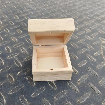 ￼現貨🌈方形翻蓋木盒 磁吸木盒 空白彩繪 小木盒 手飾盒 珠寶盒 零件收納DIY手作 裝飾 黏土 白胚 木器 美勞材料
