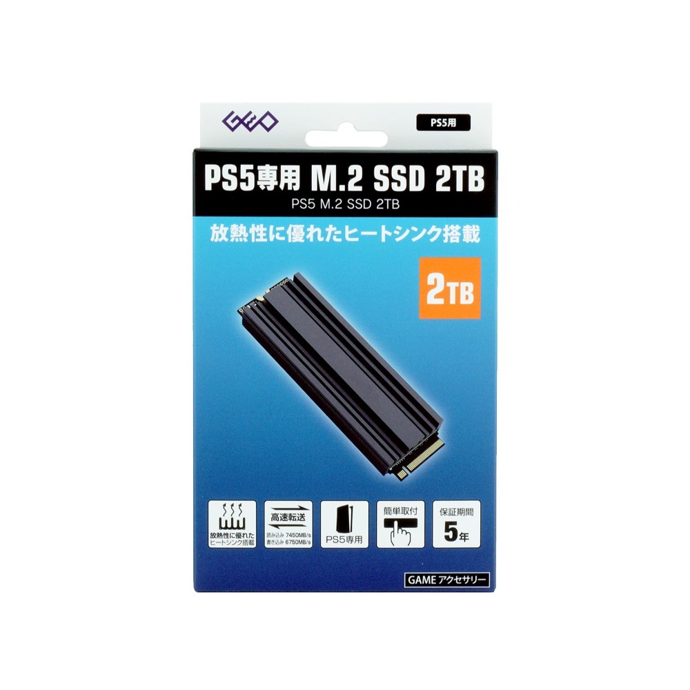 日本GEO M.2 NVMe SSD GRFD-SSDS880 2TB 含散熱片 PCIe Gen4 PS5相容-規格圖2