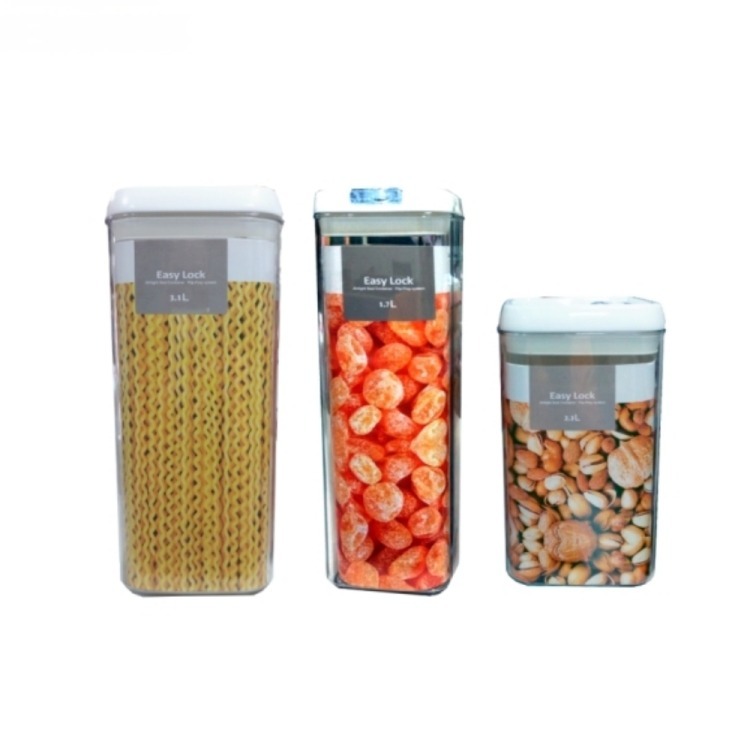 TSY歐日廚房臻品 壓克力儲物罐(3件組)1.7L,2.3L,3.1L-細節圖3