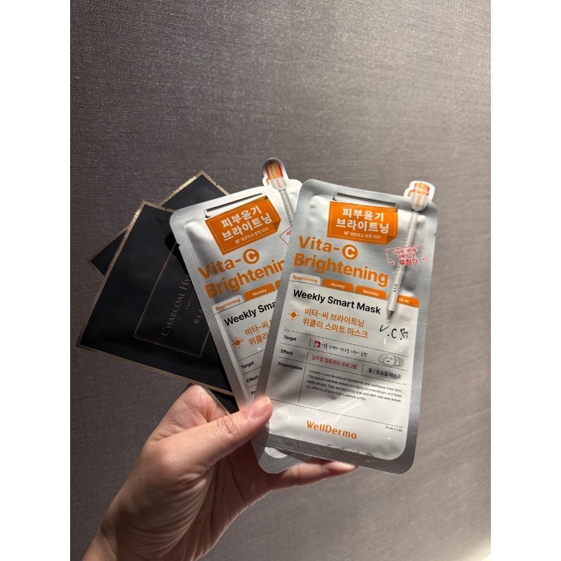 現貨🤍韓國WELLDERMA 維他命C亮白面膜25ML*10/盒-細節圖2