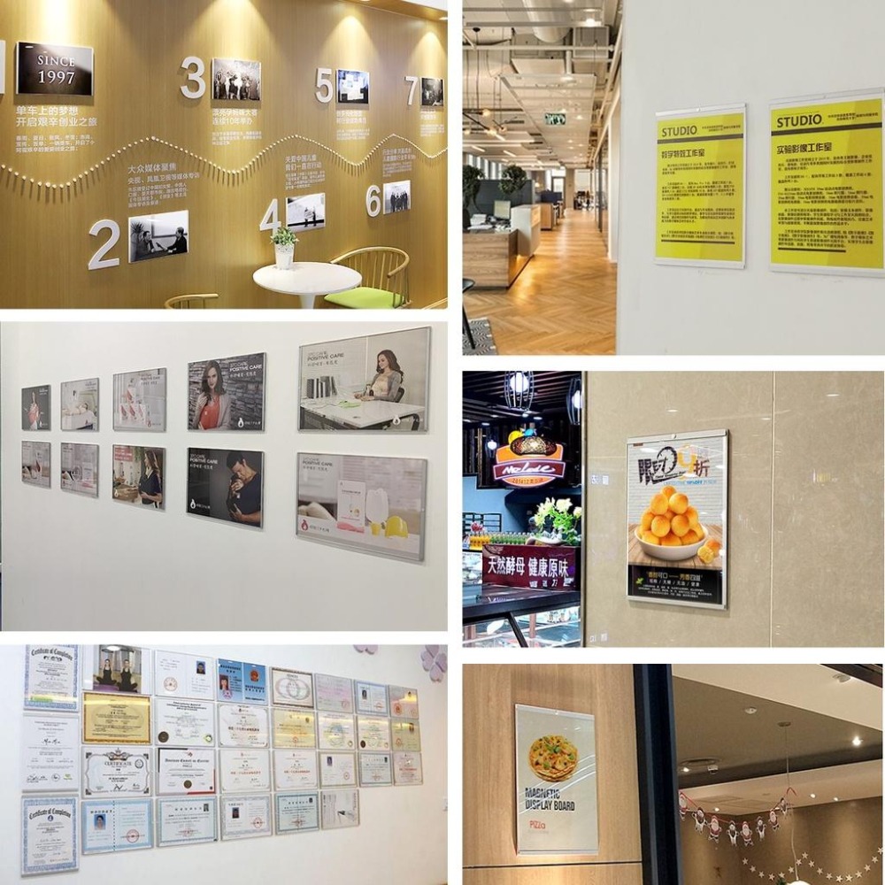 壁框 相框 壁貼 告示牌 廣告單 菜單 獎狀 證書 貼飾 布告欄-細節圖4
