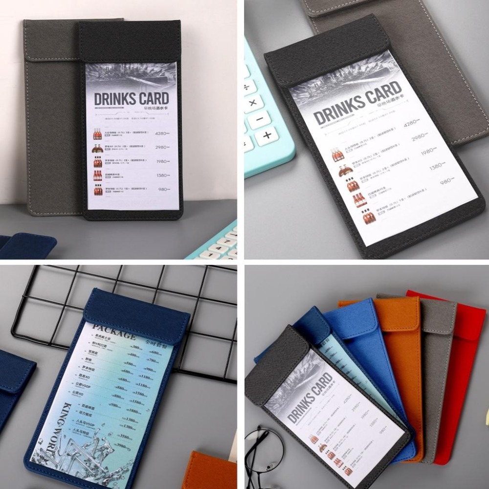 帳單本 帳單夾 酒水夾 菜單夾 菜單本 書寫板 手寫板 寫字板-細節圖4
