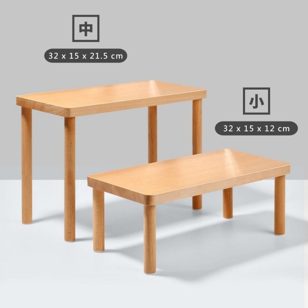 木頭展示架 層架 展示櫃 公仔台 展示台 檯子 飾品展示 鞋子 包包-細節圖6