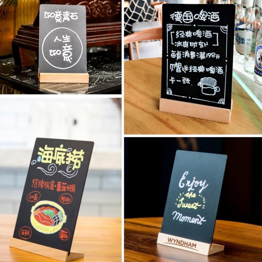 手繪黑板 粉筆 黑板 告示牌 桌牌 立牌 展示架 展示牌 標示牌 標價牌 磁吸 磁鐵 可吸式黑板 磁力-細節圖4