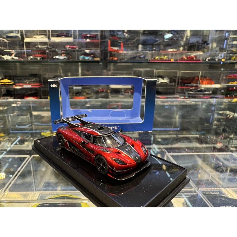 吉華@ 1/64 AutoArt 20040 Koenigsegg One:1 (Apple Red/Carbon)-細節圖5