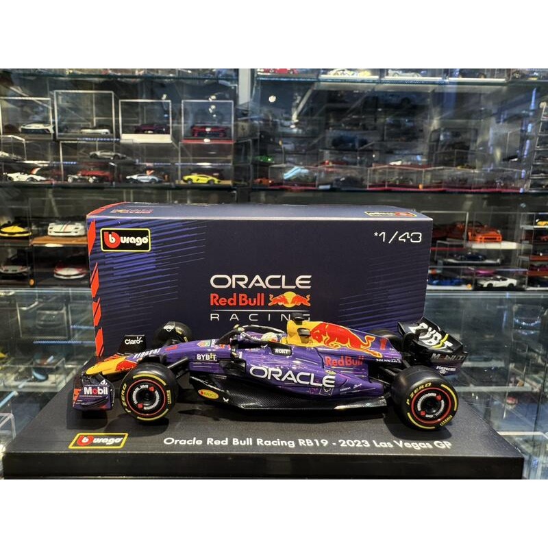 吉華@ 1/43 Bburago ORACLE Red Bull Racing Verstappen No.1 F1-細節圖2