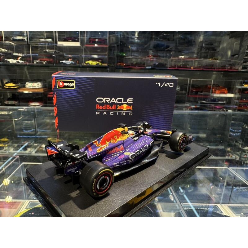 吉華@ 1/43 Bburago ORACLE Red Bull Racing Verstappen No.1 F1-細節圖3