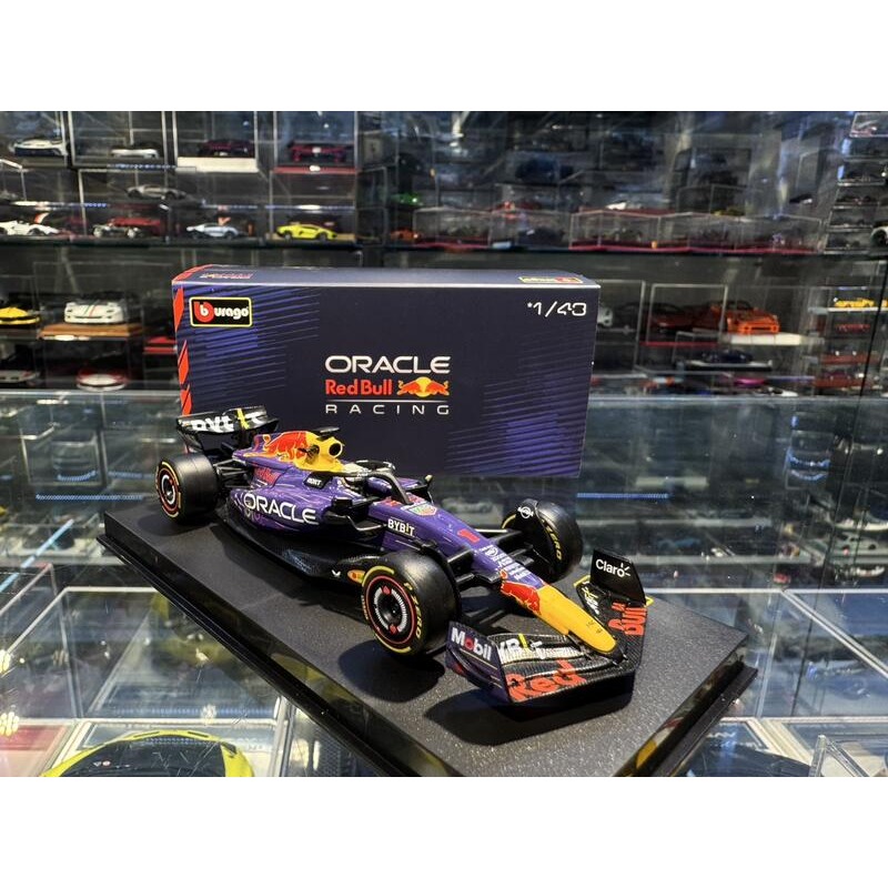 吉華@ 1/43 Bburago ORACLE Red Bull Racing Verstappen No.1 F1-細節圖4