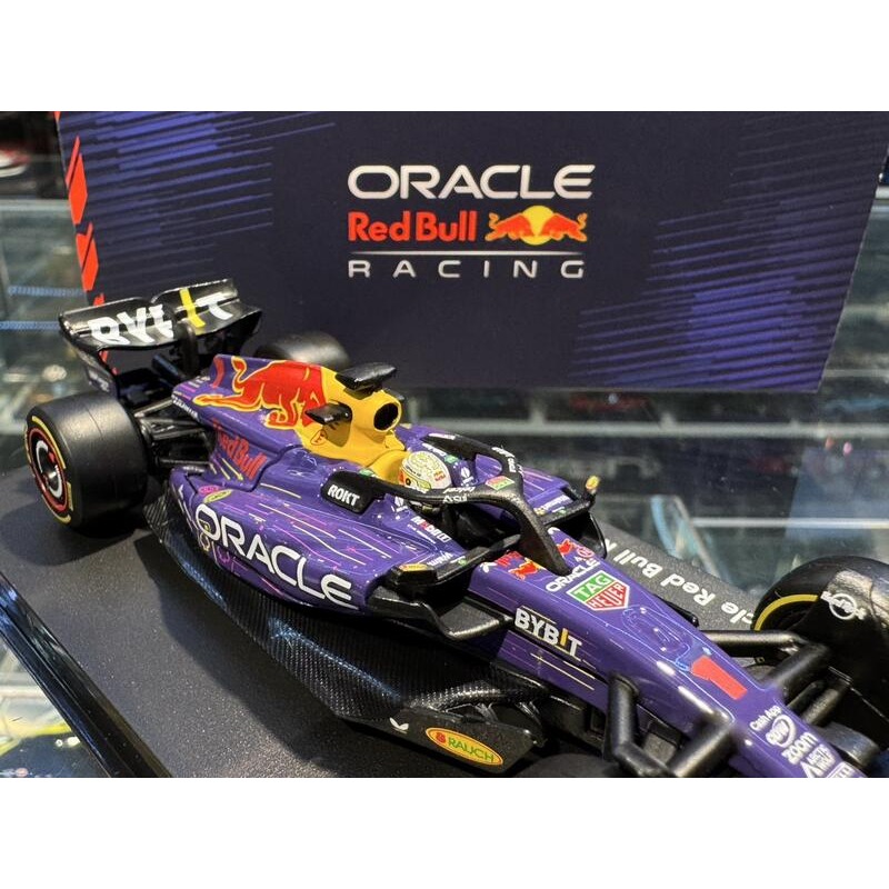 吉華@ 1/43 Bburago ORACLE Red Bull Racing Verstappen No.1 F1-細節圖5