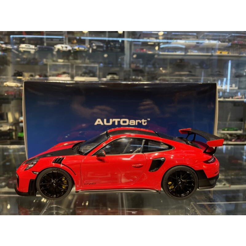 吉華@ 1/18 AutoArt PORSCHE 911 (991.2) GT2 RS WEISSACH Red-細節圖2