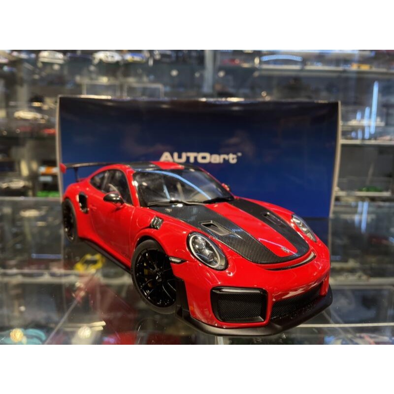 吉華@ 1/18 AutoArt PORSCHE 911 (991.2) GT2 RS WEISSACH Red-細節圖4