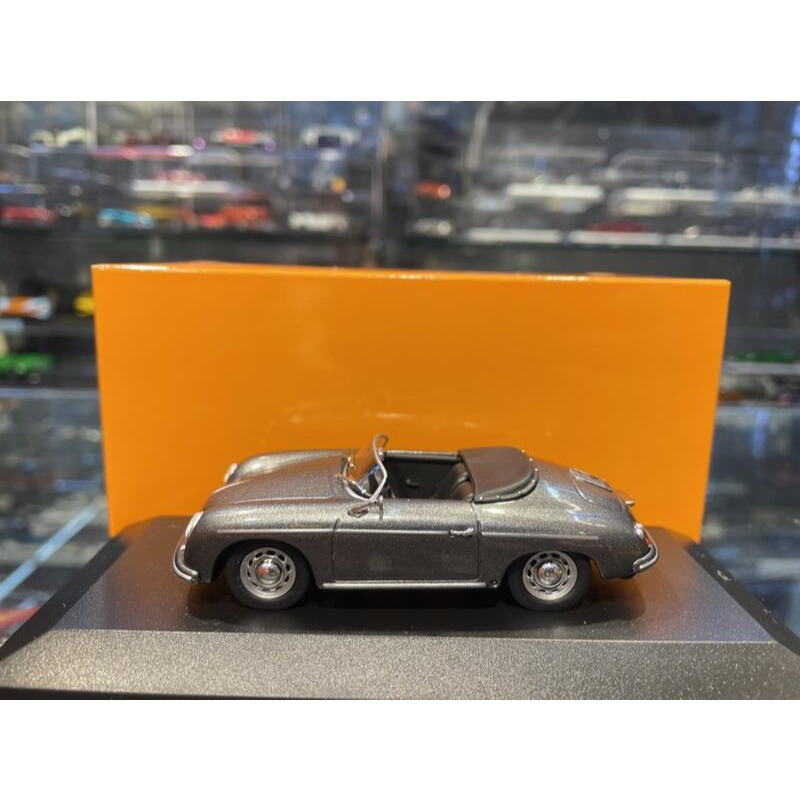 吉華@ 1/43 MINICHAMPS PORSCHE 356 A SPEEDSTER 1956 GREY-細節圖2