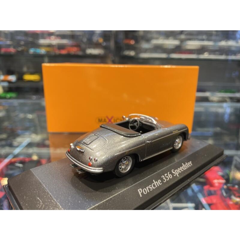 吉華@ 1/43 MINICHAMPS PORSCHE 356 A SPEEDSTER 1956 GREY-細節圖3