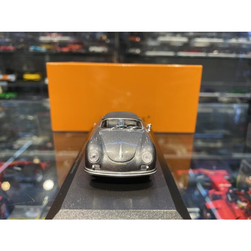 吉華@ 1/43 MINICHAMPS PORSCHE 356 A SPEEDSTER 1956 GREY-細節圖6