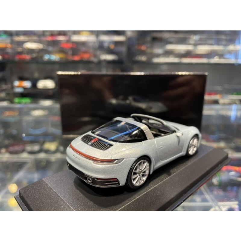 吉華科技@ 1/43 MINICHAMPS PORSCHE 911 (992) TARGA 2020 SILVER-細節圖3