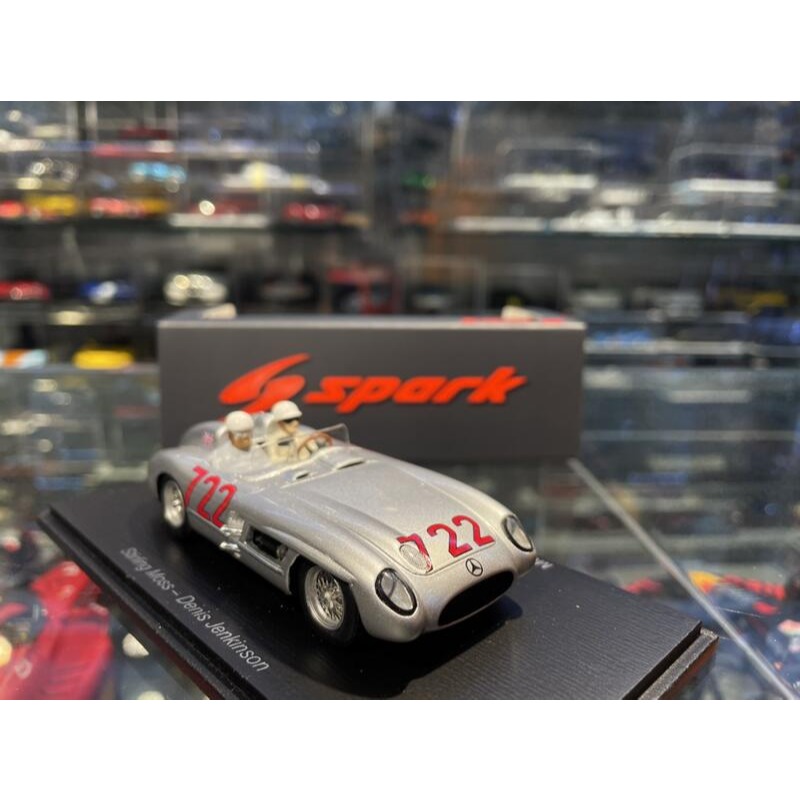 吉華@ 1/43 SPARK S5859 MERCEDES-BENZ 300 SLR NO.722 WINNER-細節圖4