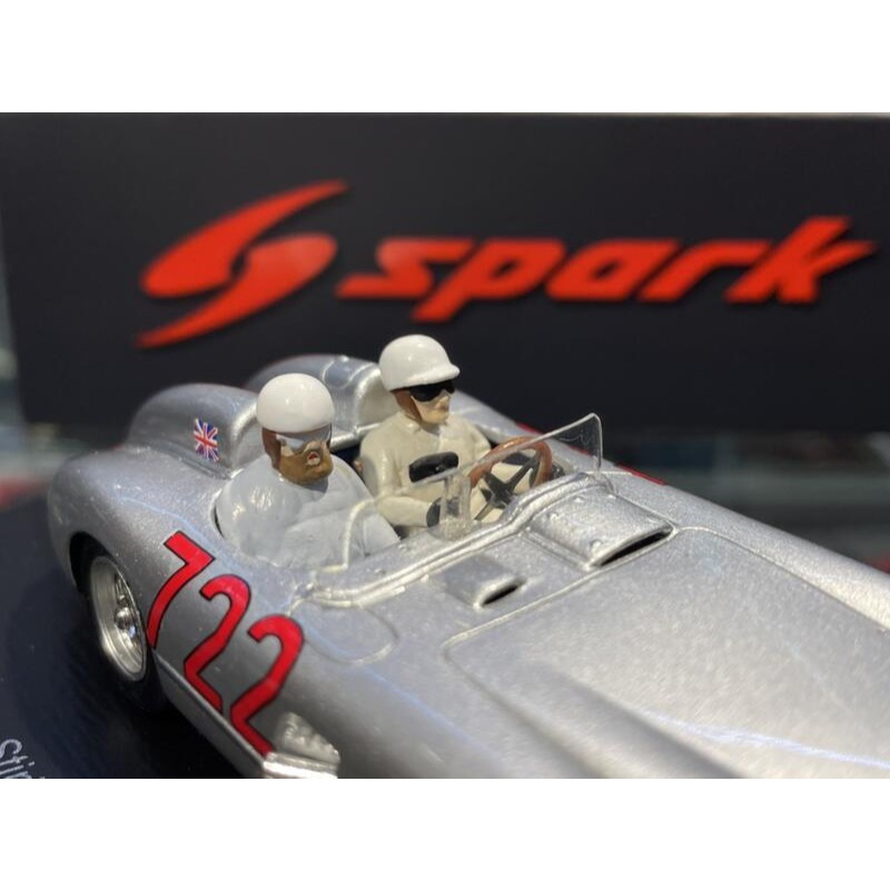 吉華@ 1/43 SPARK S5859 MERCEDES-BENZ 300 SLR NO.722 WINNER-細節圖5