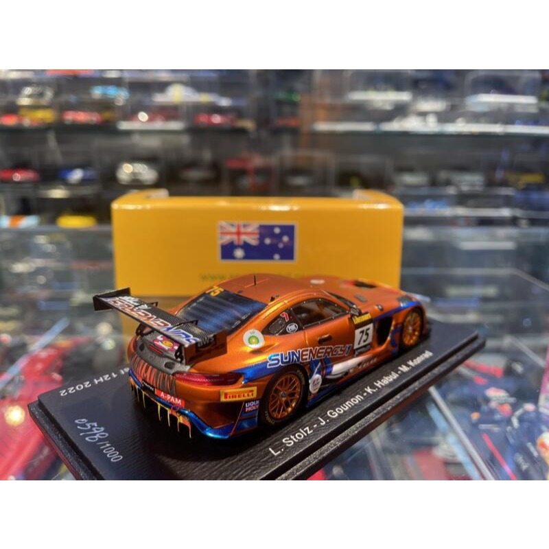 吉華@ 1/43 SPARK MERCEDES-AMG GT3 #75 SUNENERGY 1 WINNER 12H-細節圖3