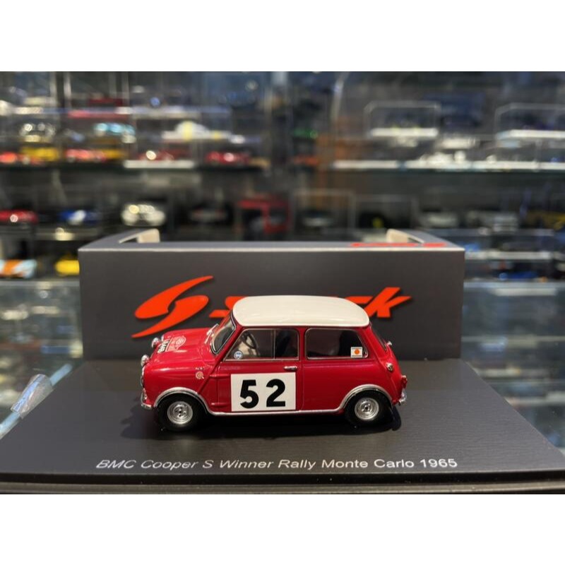 吉華@ 1/43 SPARK BMC COOPER S #52 WINNER RALLY MONTE CARLO-細節圖2