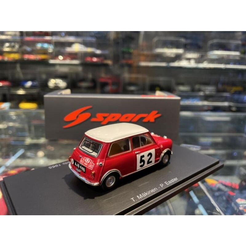 吉華@ 1/43 SPARK BMC COOPER S #52 WINNER RALLY MONTE CARLO-細節圖3