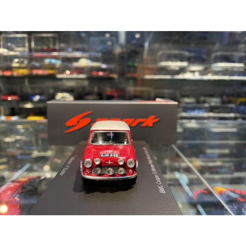 吉華@ 1/43 SPARK BMC COOPER S #52 WINNER RALLY MONTE CARLO-細節圖5