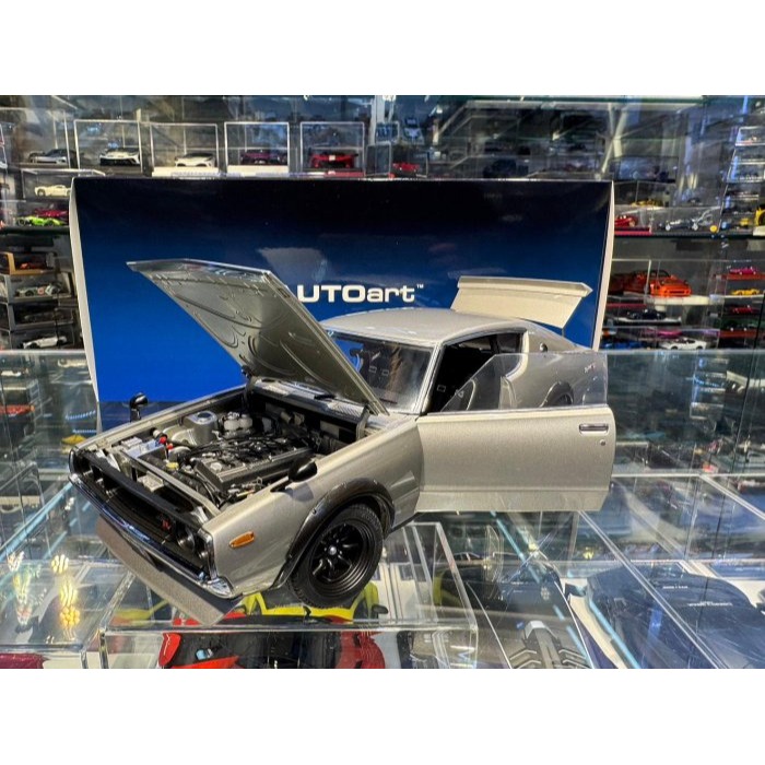 吉華@ 1/18 AutoArt 77466 Nissan Skyline 2000 GT-R (KPGC110)-細節圖7