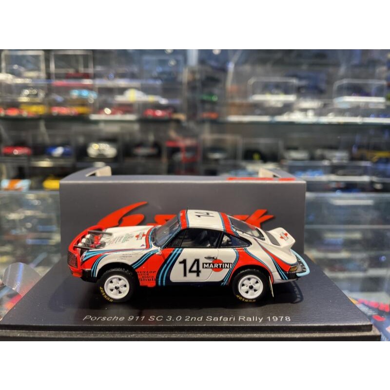 吉華@ 1/43 SPARK PORSCHE 911 SC 3.0 #14 2ND SAFARI RALLY 1978-細節圖2