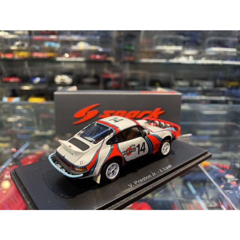 吉華@ 1/43 SPARK PORSCHE 911 SC 3.0 #14 2ND SAFARI RALLY 1978-細節圖3
