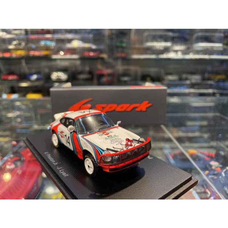 吉華@ 1/43 SPARK PORSCHE 911 SC 3.0 #14 2ND SAFARI RALLY 1978-細節圖4