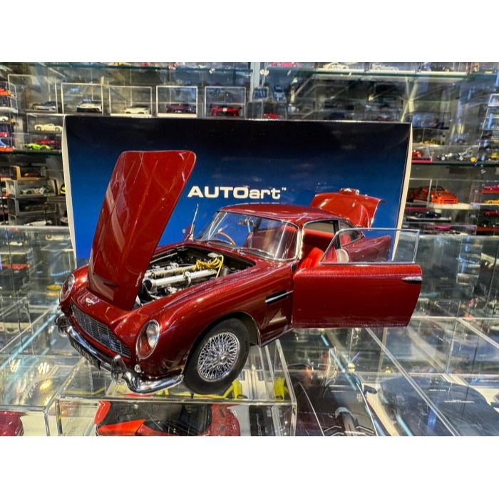 吉華@ 1/18 AutoArt 70289 Aston Martin DB5 (Dubonnet Rosso)-細節圖7