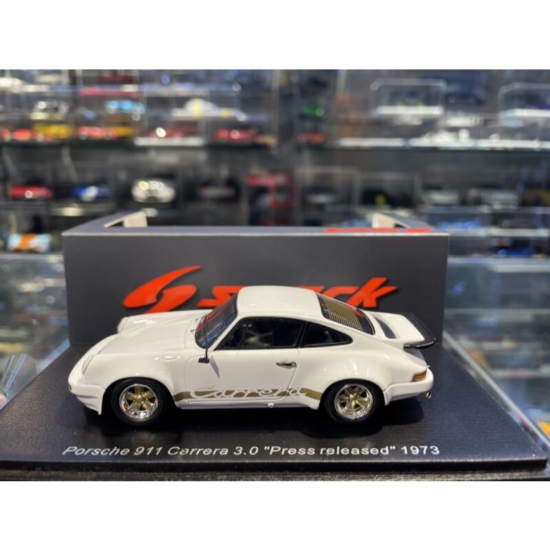 吉華@ 1/43 SPARK PORSCHE 911 CARRERA 3.0 PRESS RELEASED 1973-細節圖2