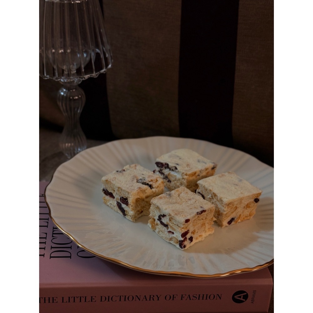 Cha.Q_Q經典蔓越莓雪Q餅/雪花餅/雪花酥 16入裝-細節圖3