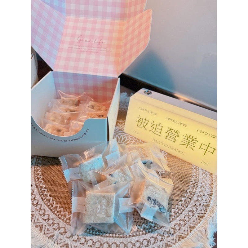 Cha.Q_Q經典蔓越莓雪Q餅/雪花餅/雪花酥 16入裝-細節圖6