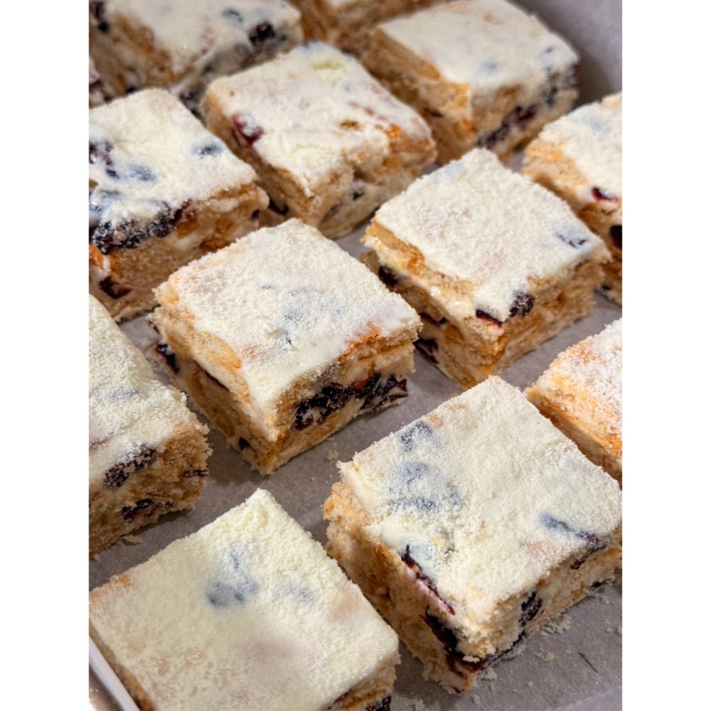 Cha.Q_Q Desserts 經典蔓越莓雪Q餅/雪花餅/雪花酥  8入裝-細節圖4