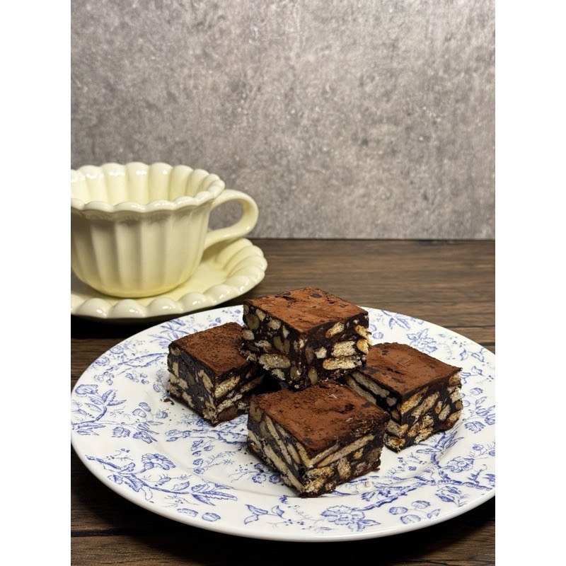 Cha.Q_Q Desserts 濃郁提拉米蘇核桃可可雪Q餅/雪花酥 8入裝-細節圖4