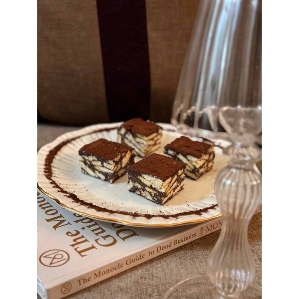 Cha.Q_Q Desserts 濃郁提拉米蘇可可雪Q餅/雪花酥 8入裝-細節圖2