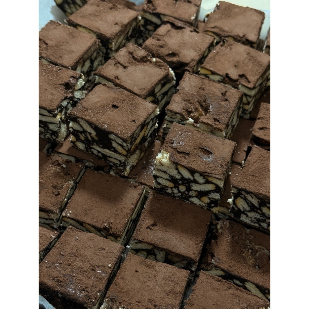 Cha.Q_Q Desserts 濃郁提拉米蘇可可雪Q餅/雪花酥 8入裝-細節圖4