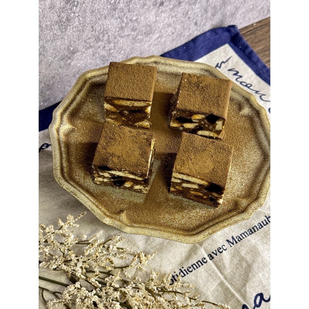 Cha.Q_Q Desserts 珍珠焙茶拿鐵雪Q餅/雪花酥 8入裝-細節圖3