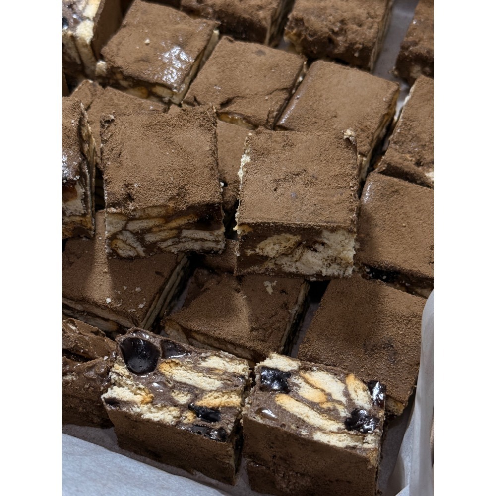 Cha.Q_Q Desserts 珍珠焙茶拿鐵雪Q餅/雪花酥 8入裝-細節圖5