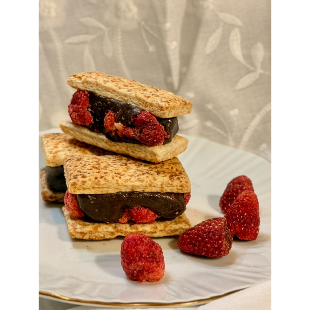 Cha.Q_Q Desserts 草莓伯爵牛軋酥-細節圖9