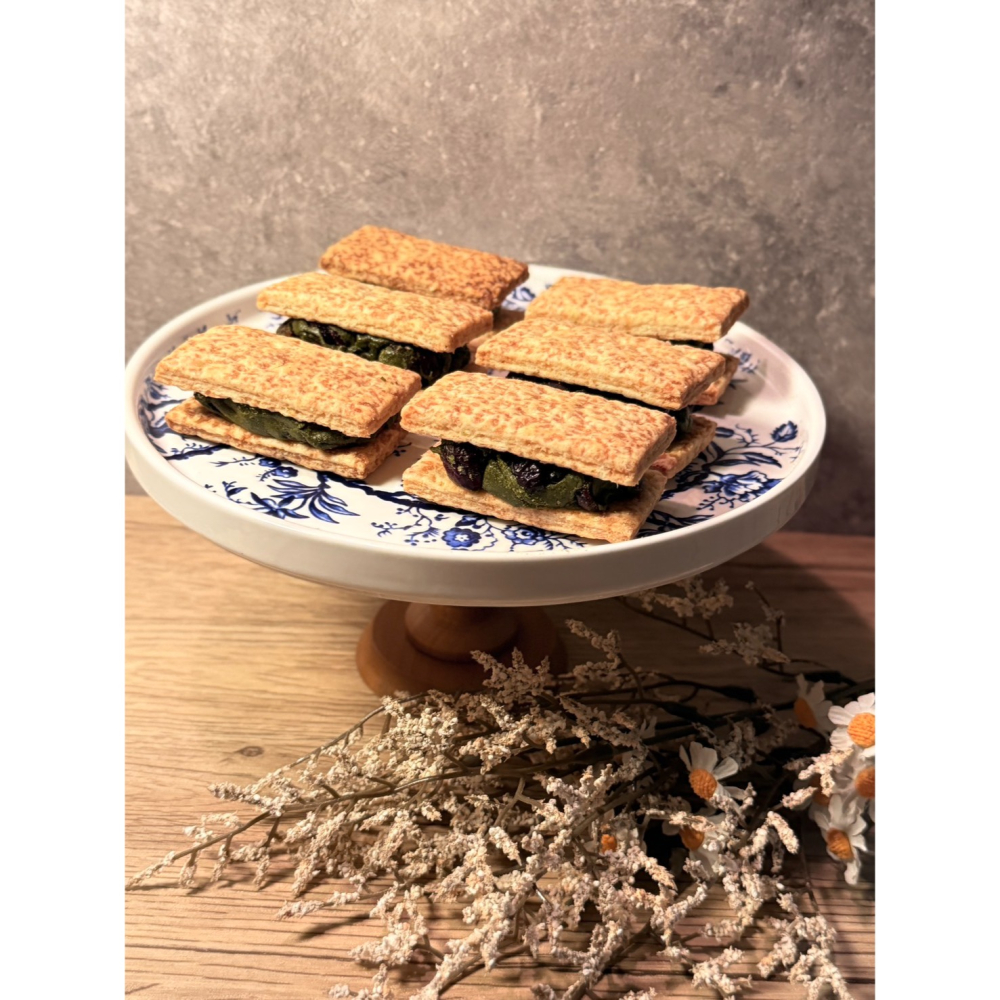 Cha.Q_Q Desserts 濃厚抹茶蔓越莓牛軋酥-細節圖3